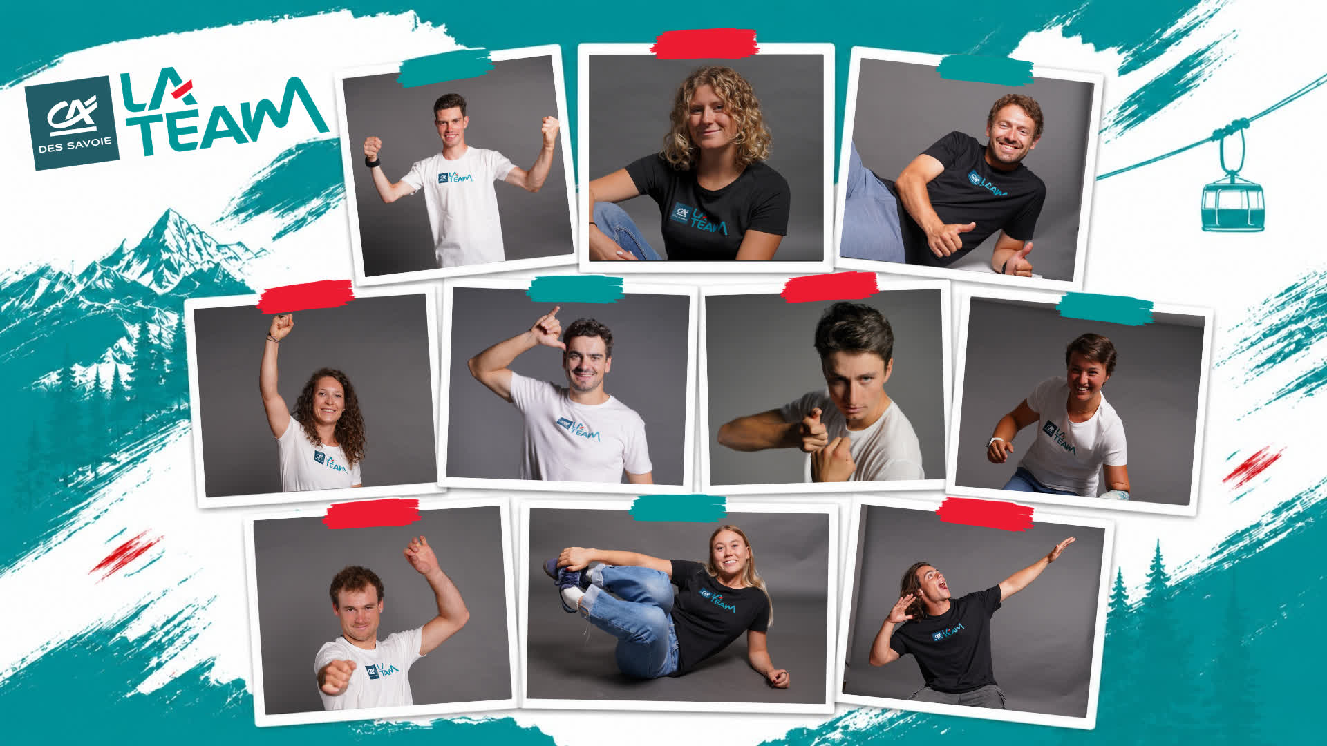 La Team du Crédit Agricole des Savoie